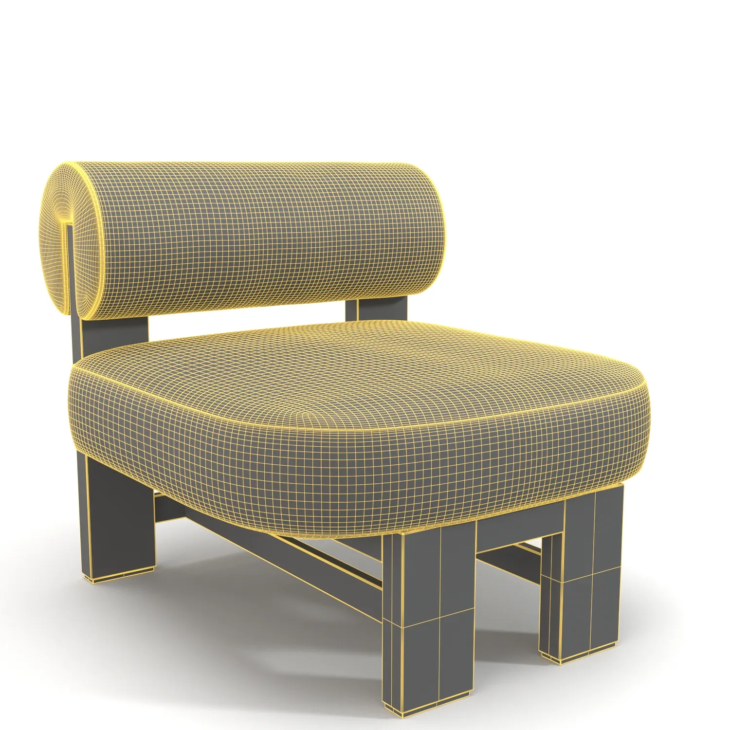 Four Hands Malta Outdoor Chair PBR 3D Model_07
